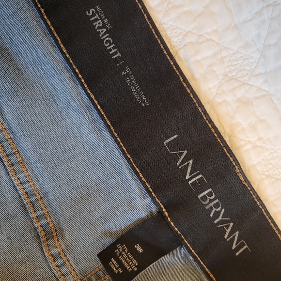 Lane Bryant Denim - Lane Bryant Tighter Tummy Technology Sz 28Reg High Rise Straight Jeans